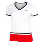 Vêtements Fila Fila Elisabeth T-shirt Femmes-Blanc,Rouge