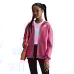 Vêtements Nike Nike Club Fleece Oversized Full-Zip Gilet En Coton Filles-Berry