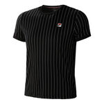 V&ecirc;tements Fila Fila Stripes T-shirt Hommes-Noir,Blanc