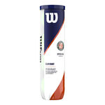 Balles de tennis Wilson Wilson Roland Garros Official Bote De 4 Pelotas