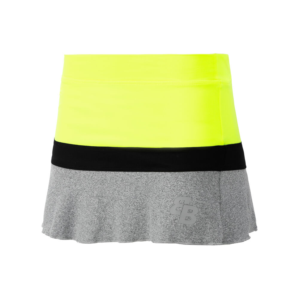 BB by Belen Berbel Malta Jupe Femmes - Jaunes Fluo , Gris Clair