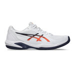 Chaussures de tennis ASICS ASICS Solution Swift FF 2 Chaussure Terre Battue Hommes-Blanc,Orange