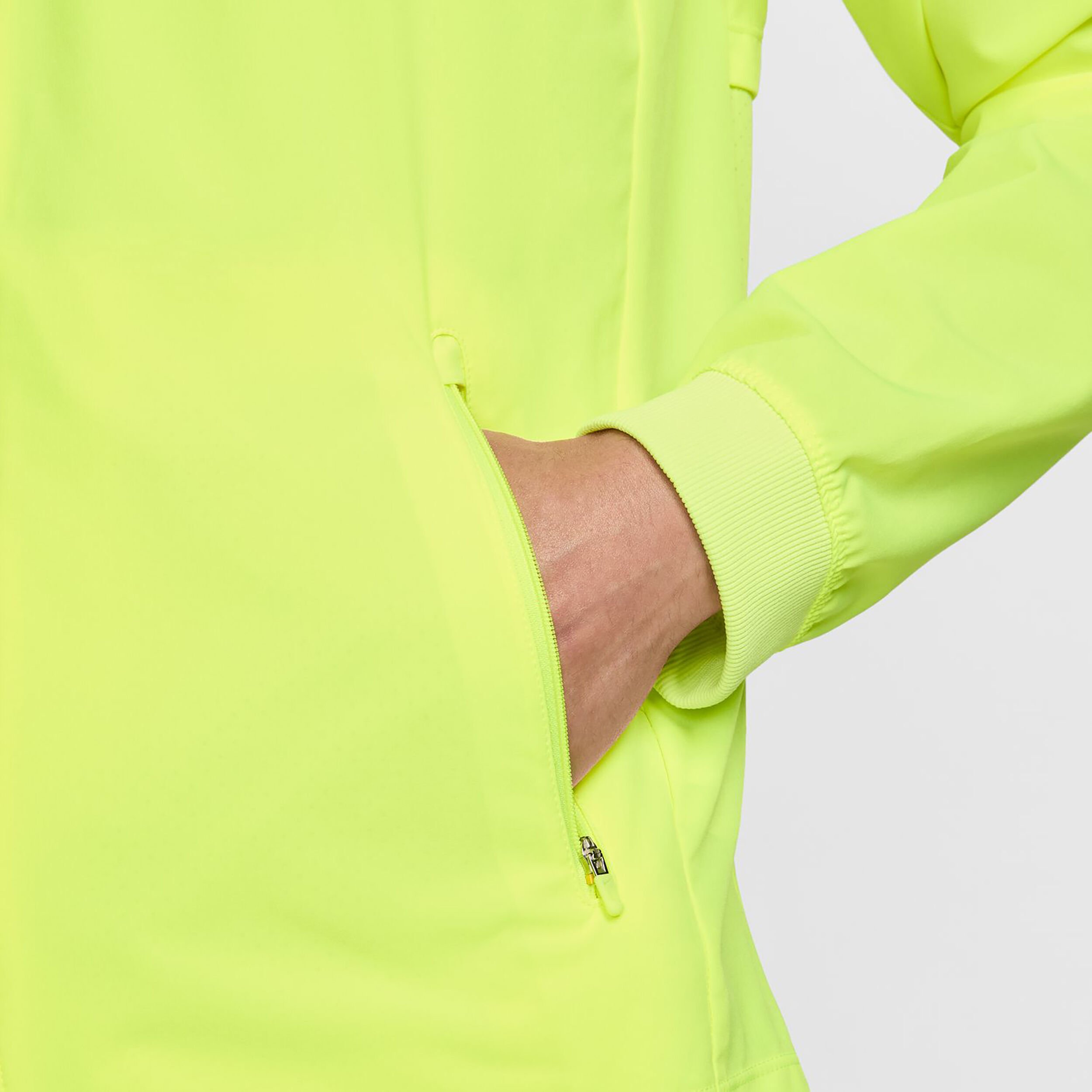 Neon yellow windbreaker nike hot sale