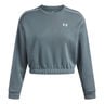Rival Fleece Piped Crew Sweat-shirt Femmes-bleu gris