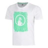 Crush Scraped T-shirt Hommes-blanc, vert