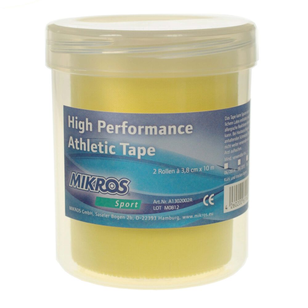 Mikros High Performance Tape 2 Bobines Box - Jaune
