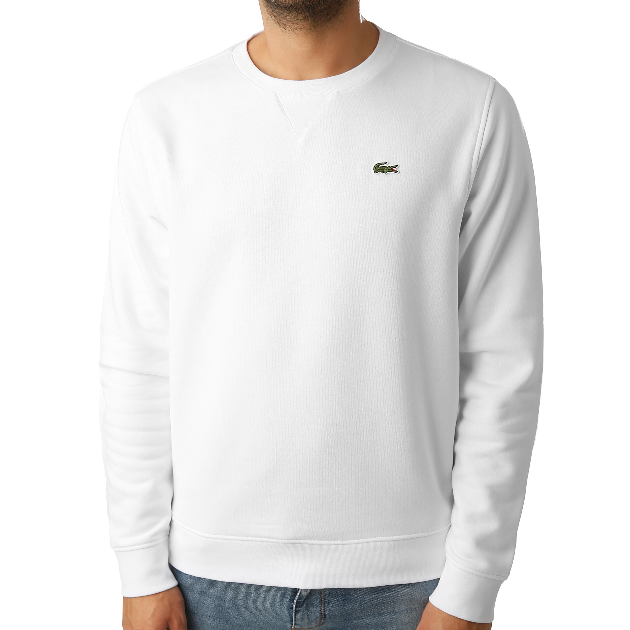Lacoste Sweat-shirt Hommes - Blanc 