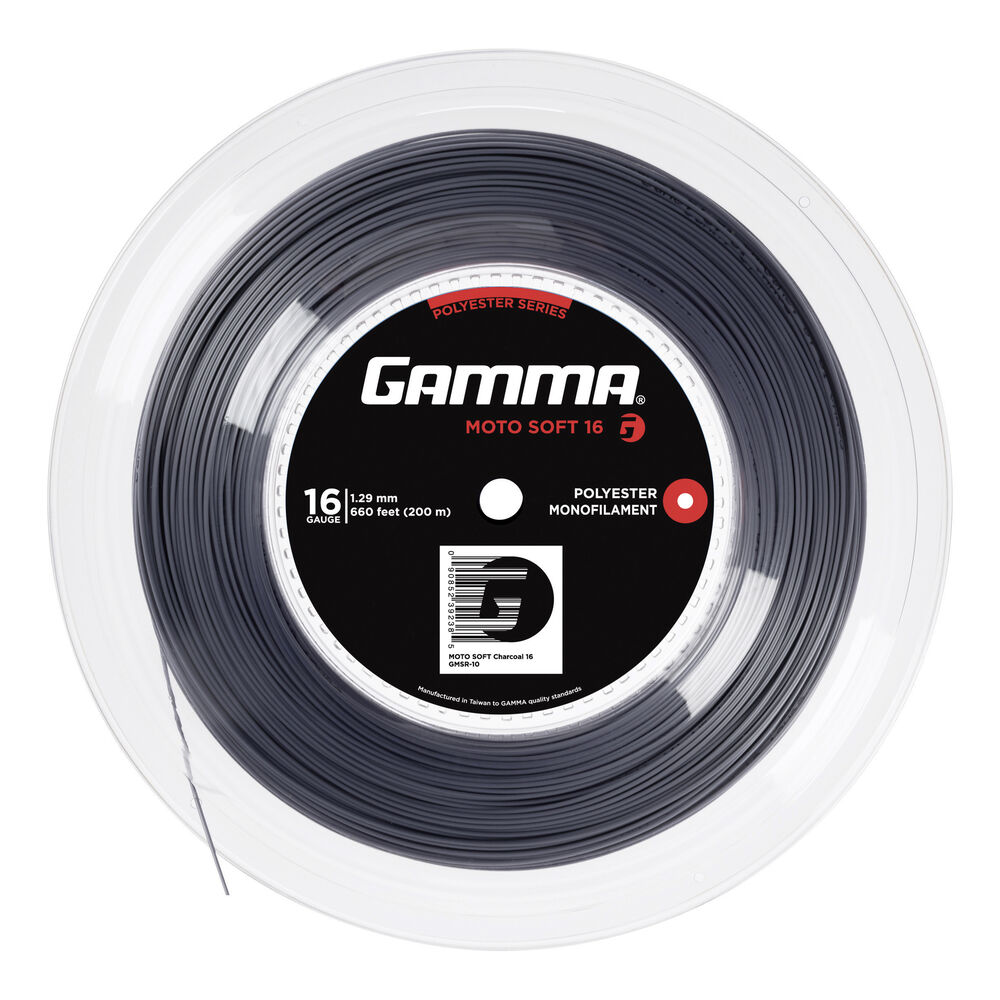 Gamma Moto Soft Charcoal Bobine Cordage 200m - Gris
