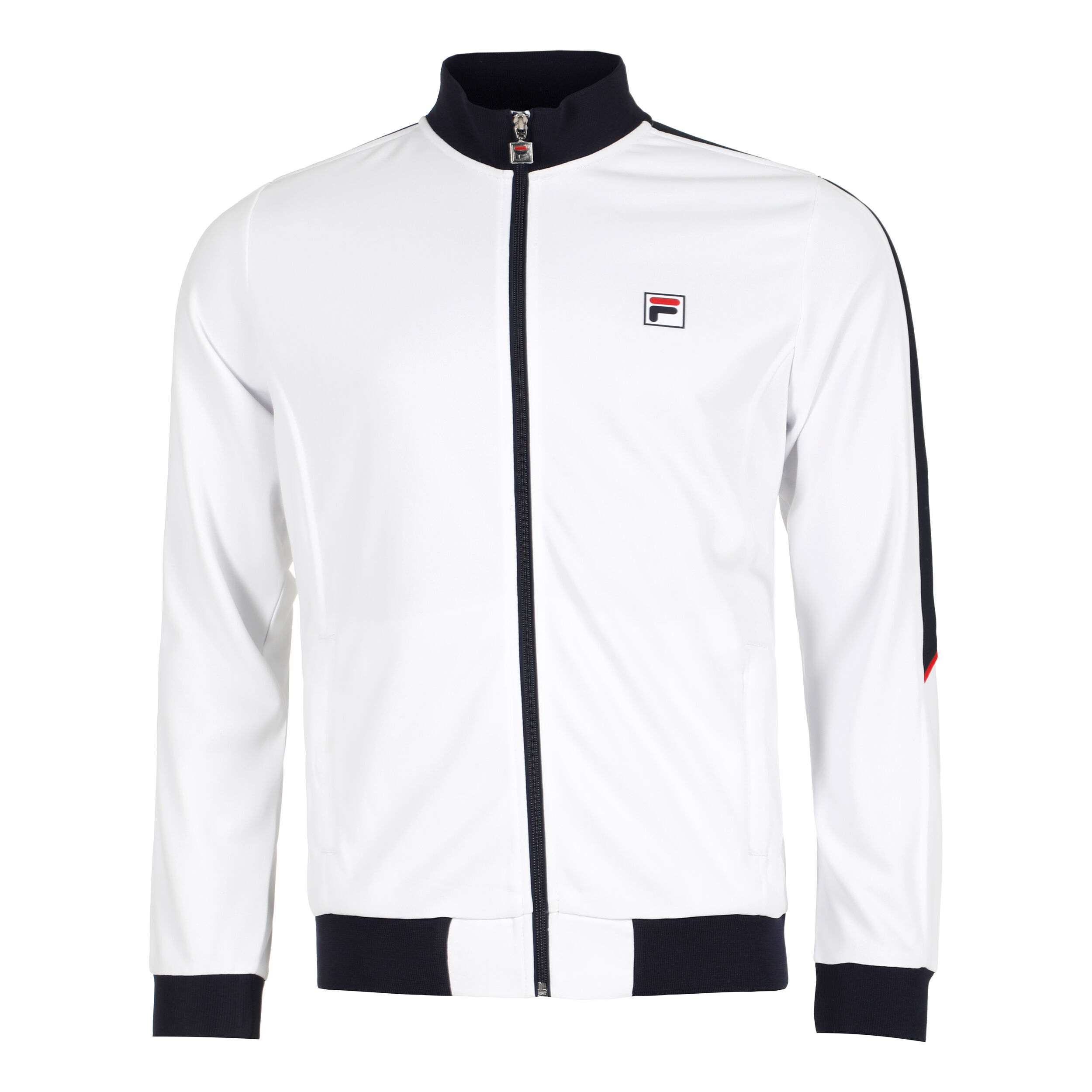 Buy Fila Manuel Veste De Survetement Hommes Blanc Bleu Fonce online Tennis Point FR