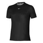 V&ecirc;tements Mizuno Mizuno Core Graphic Maillot De Course Hommes-Noir