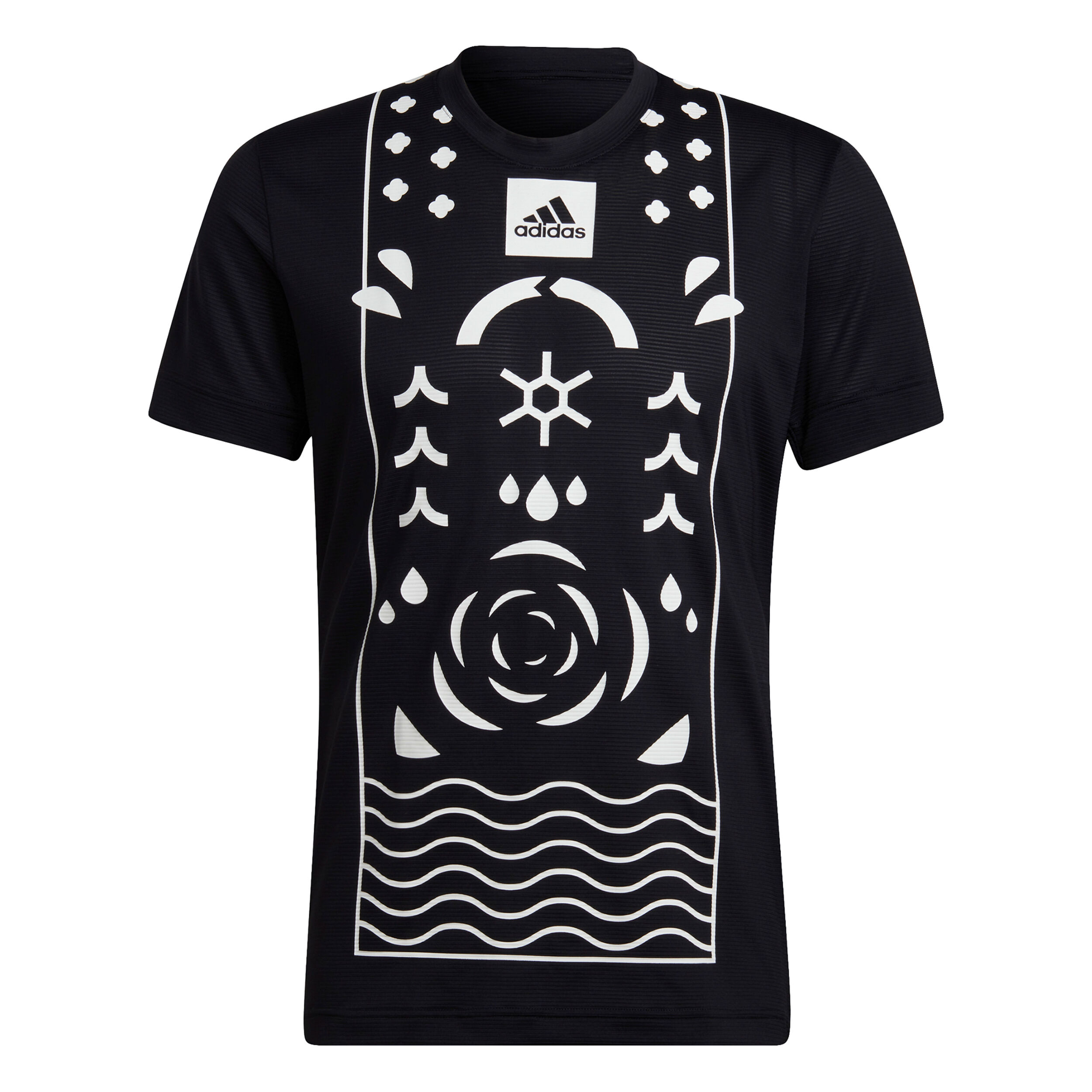 Buy adidas Paris Freelift T shirt Hommes Noir Blanc online Tennis Point FR