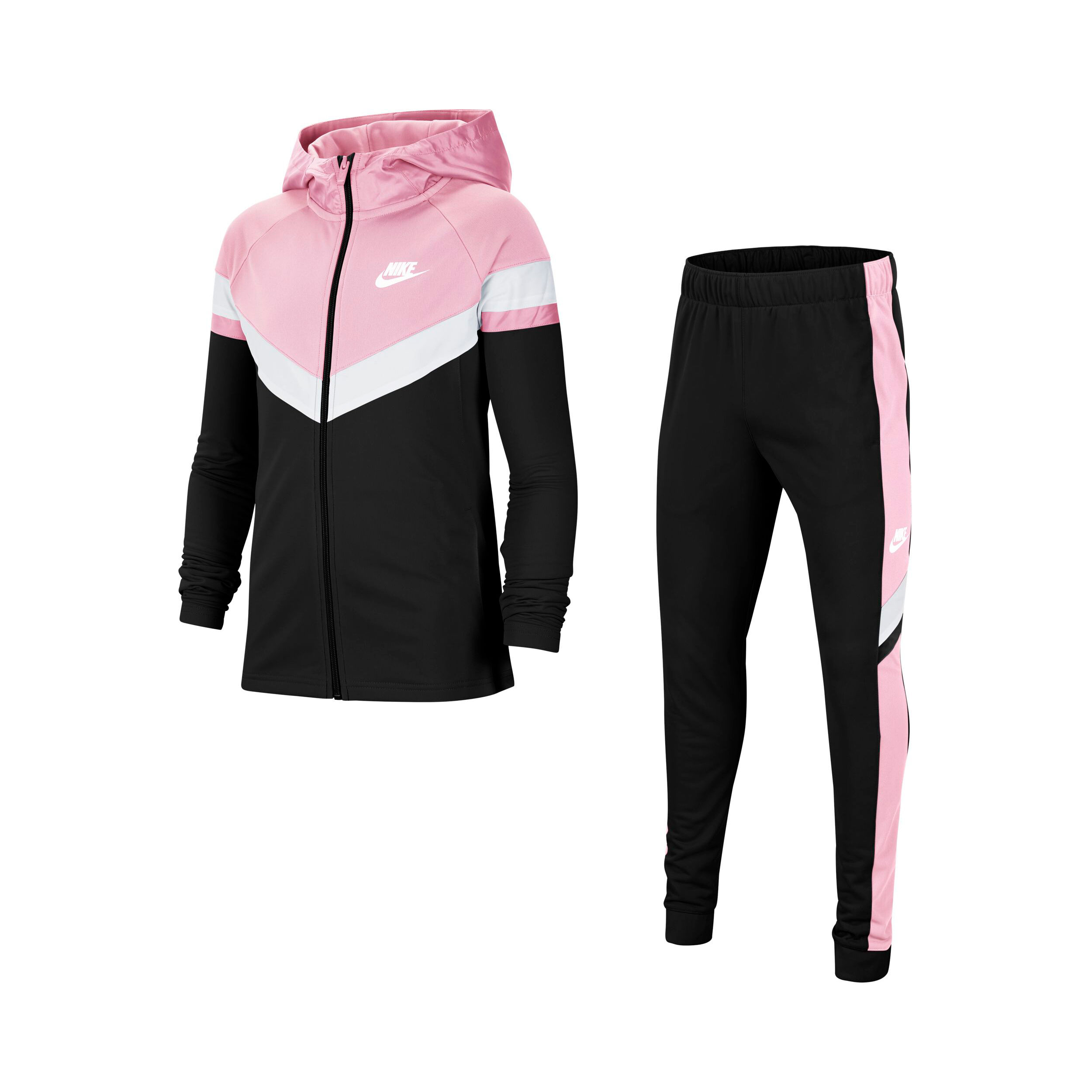 Sportswear Surv tement Filles Noir Ros