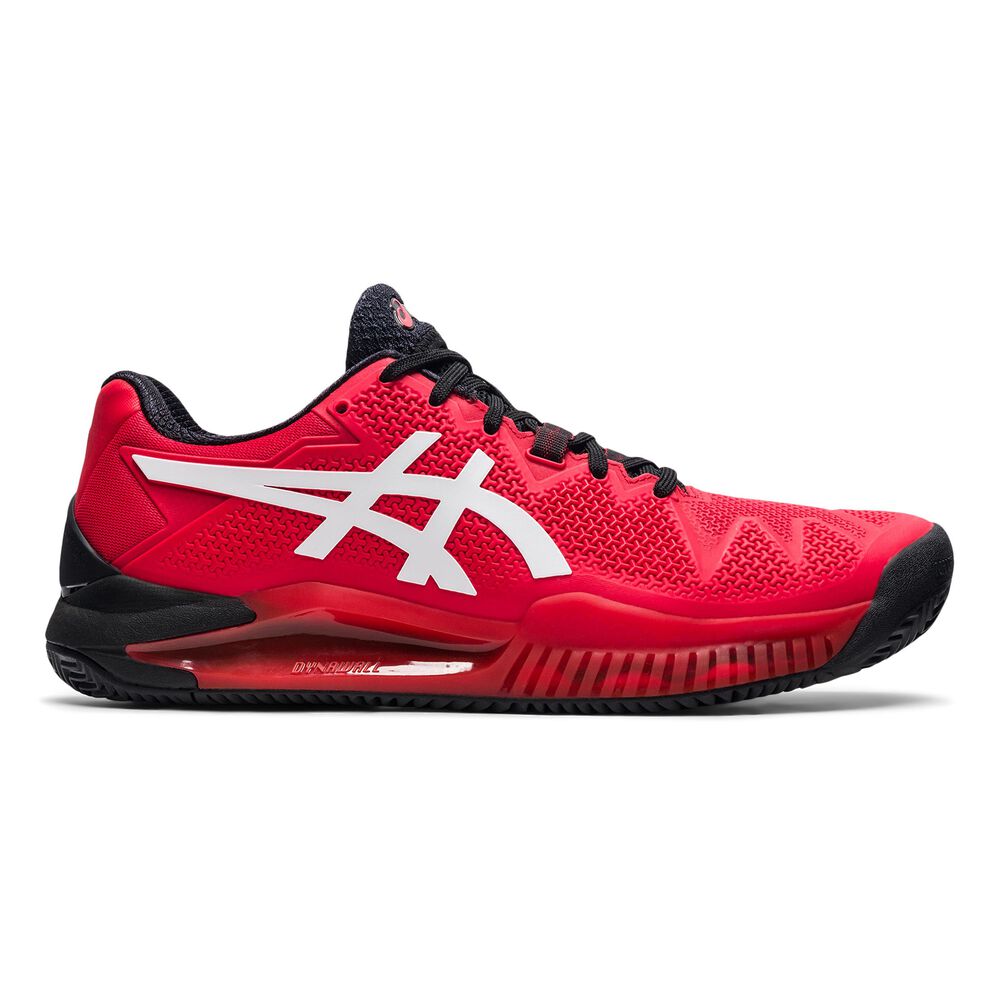 Asics Gel-Resolution 8 Chaussure Terre Battue Hommes - Rouge , Blanc