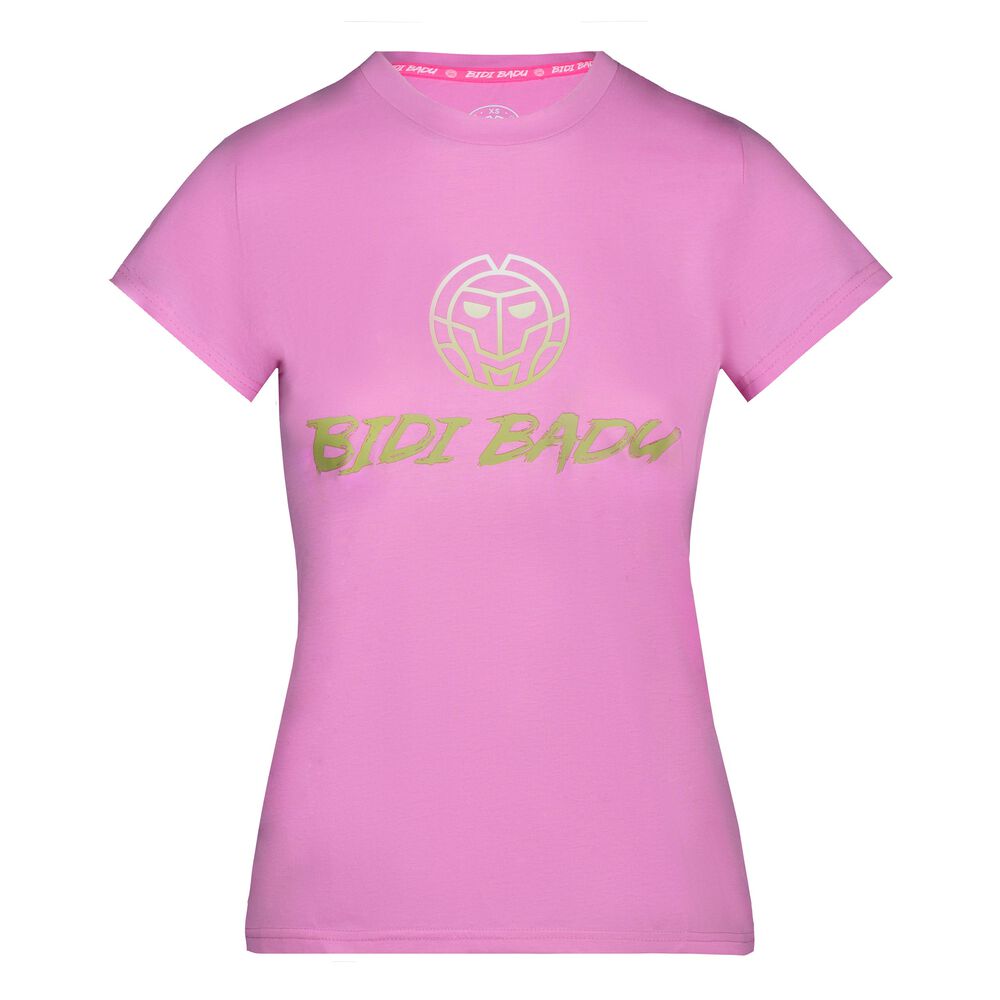 BIDI BADU Lamia Basic Logo T-shirt Femmes - Rosé