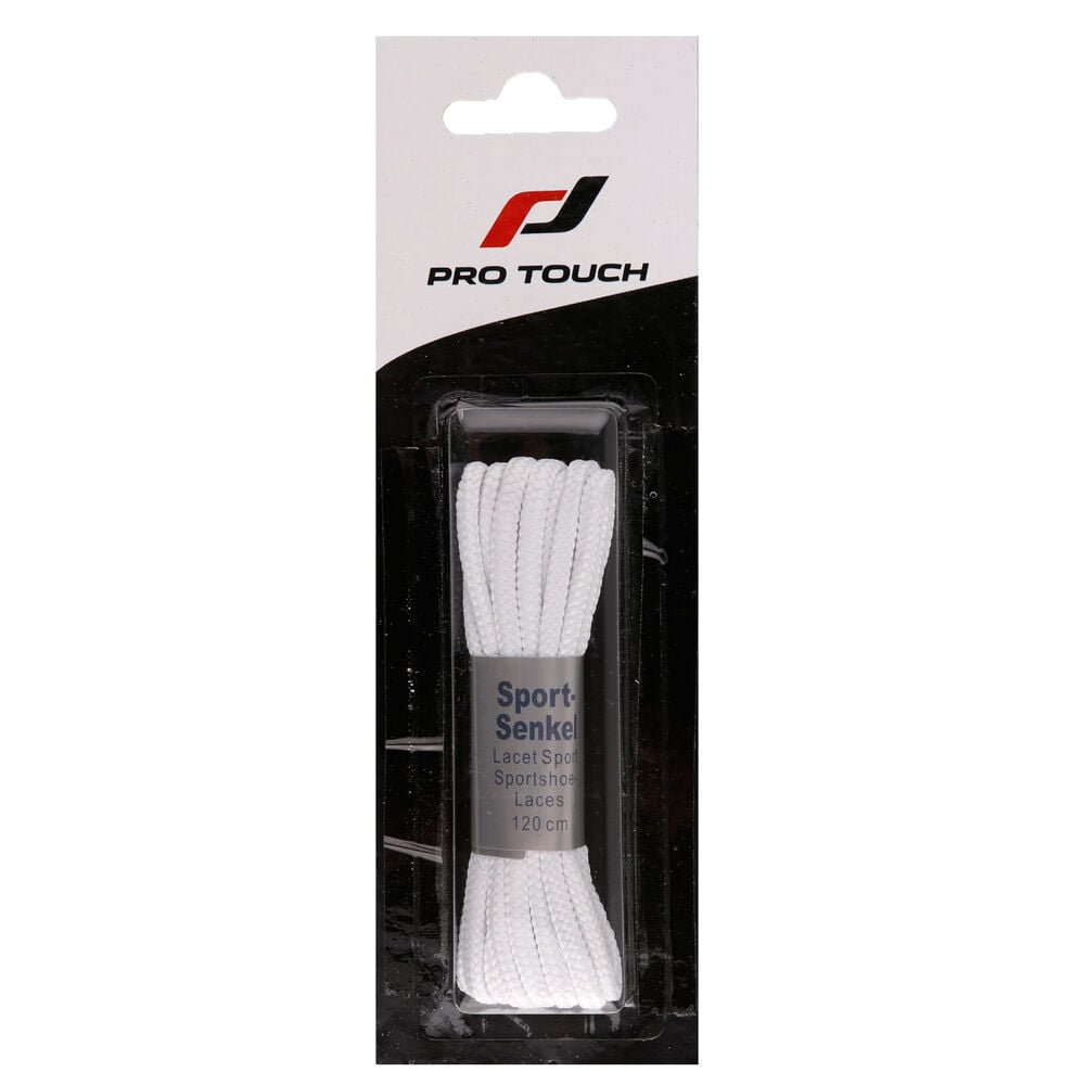 Pro Touch Lacets 120cm Rond - Blanc