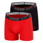 Vêtements Nike Nike Elite Cotton Stretch Caleçon Pack De 2 Unités Hommes-Noir,Rouge