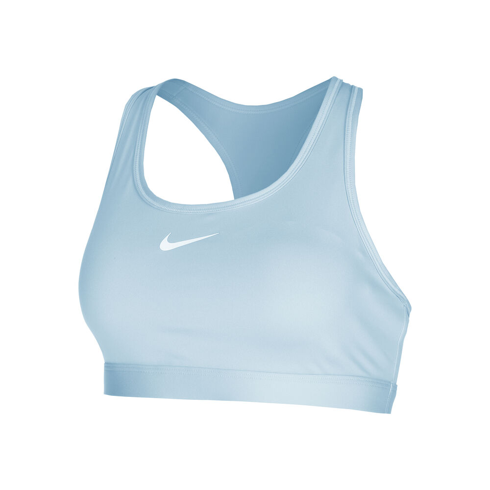 Nike Swoosh Medium Support Soutien-gorge Sport Femmes - Bleu Clair