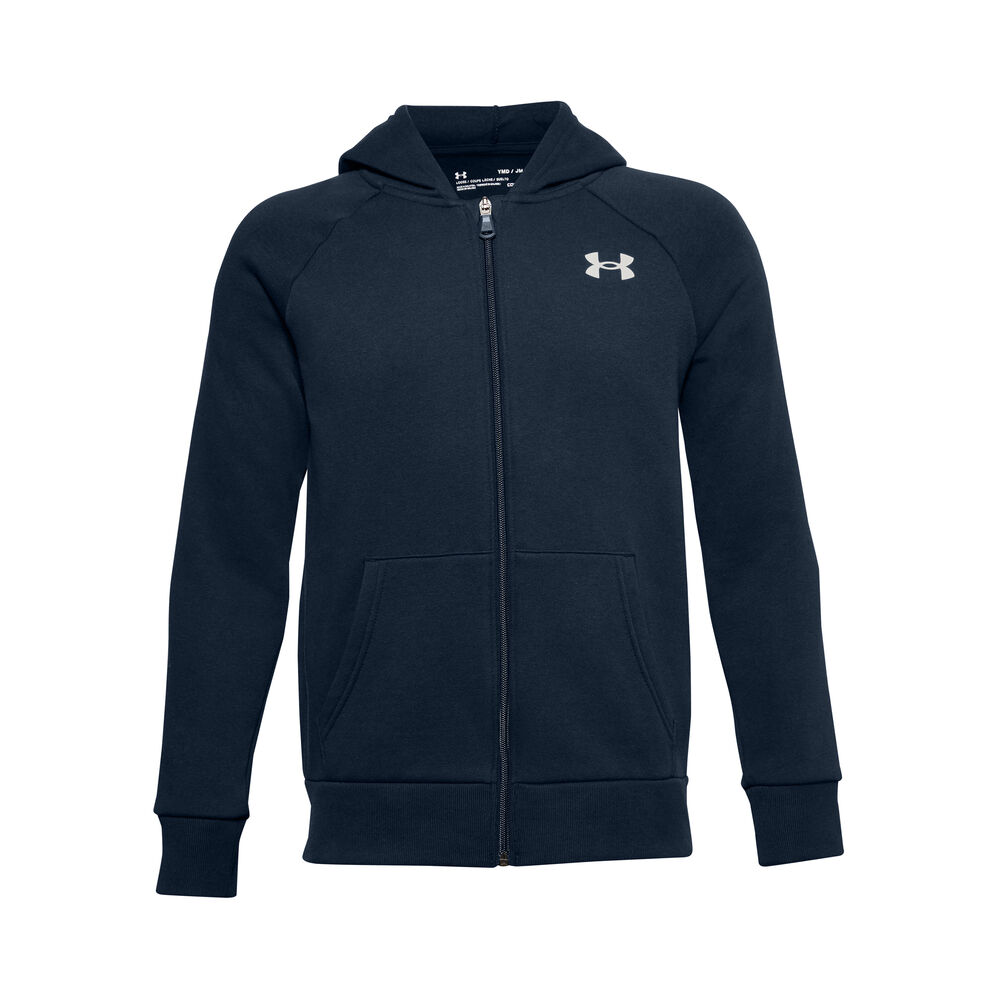 Under Armour Rival Gilet En Coton Garçons - Bleu Foncé , Crème