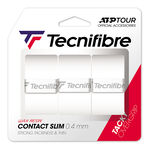 Surgrips Tecnifibre Tecnifibre Contact Slim 3er Pack De 3-Blanc