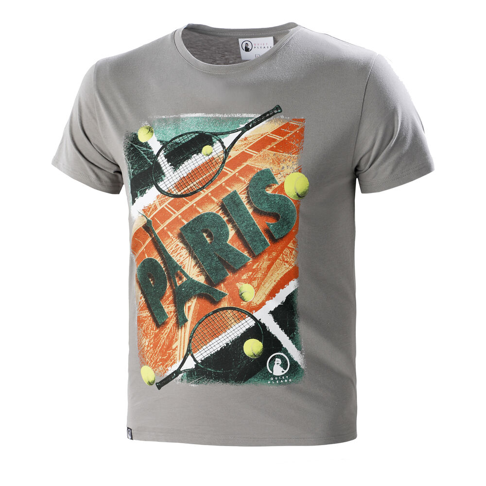 Quiet Please Paris Tour Eiffel Hommes - Gris , Multicouleur