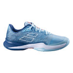 Chaussures de tennis Babolat Babolat Jet Mach 3 Chaussure Terre Battue Hommes-Bleu Clair,Bleu