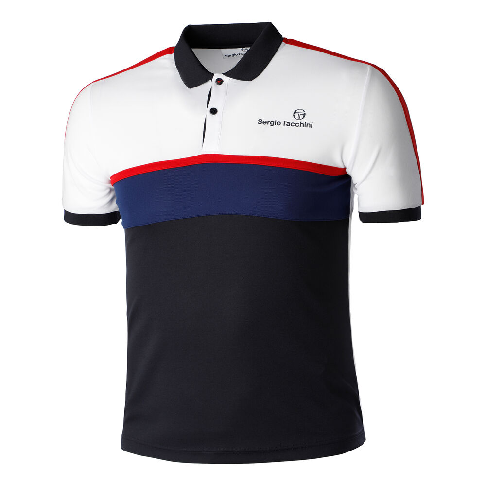 Sergio Tacchini Nasri Polo Hommes - Blanc , Multicouleur