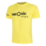 V&ecirc;tements Tennis-Point Tennis-Point Team Yellow T-shirt Hommes-Jaune