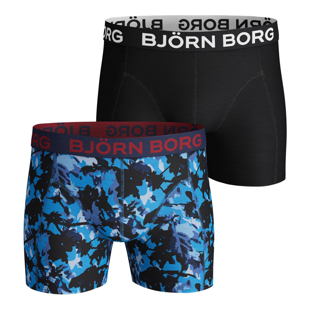 Björn Borg Branch Sammy Caleçon Pack De 2 Unités Hommes - Bleu Clair , Bleu Foncé