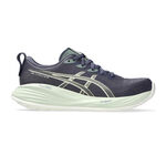 Chaussures de running ASICS ASICS Gel-Cumulus 27 Chaussure De Running Sans Stabilisateurs Femmes-Bleu Gris, Cr&egrave;me