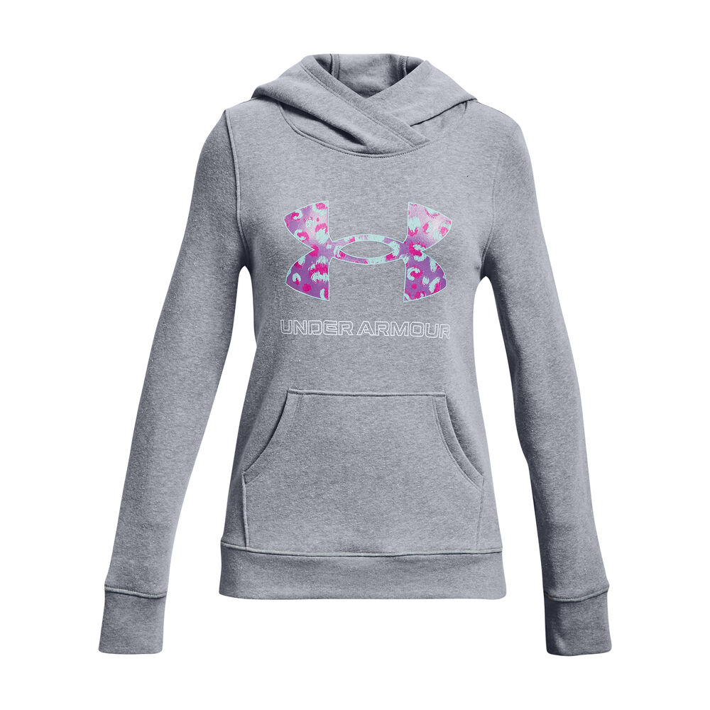 Under Armour Rival Logo Sweat à Capuche Filles - Gris , Multicouleur