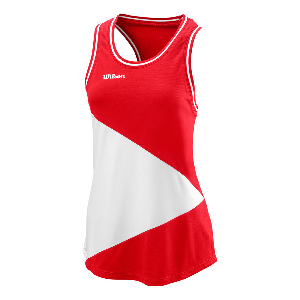 Wilson Team II Débardeur Tank Top Femmes - Rouge , Blanc