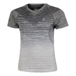 V&ecirc;tements ASICS ASICS Seamless Maillot De Course Femmes-Blanc,Gris