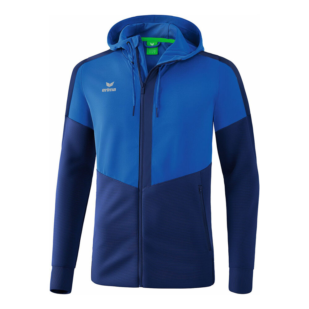 Erima Squad Hooded Veste De Survêtement Hommes - Bleu , Bleu Foncé