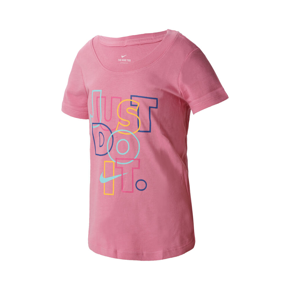 Nike Sportswear Just Do It T-shirt Filles - Rosé, Multicouleur