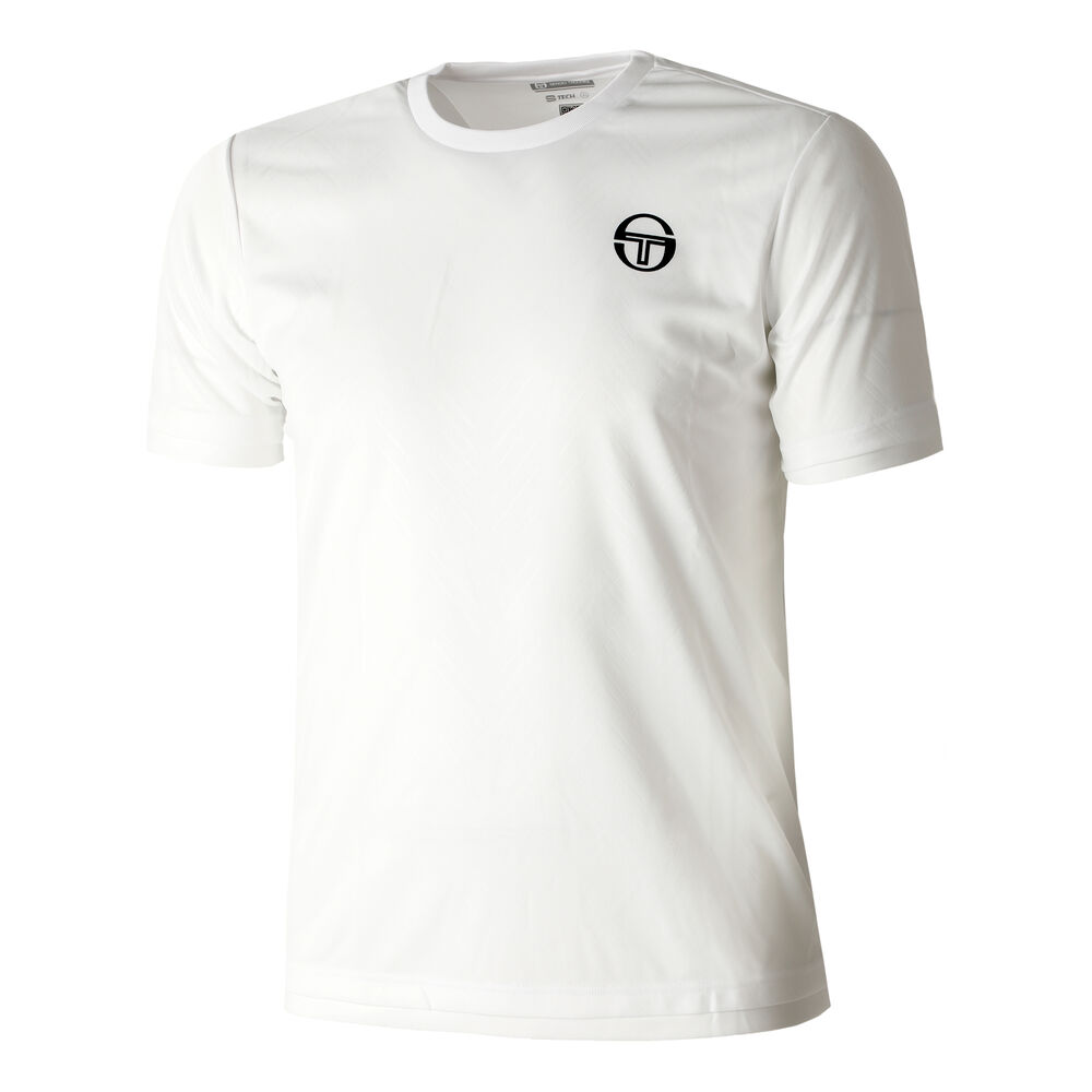 Sergio Tacchini Chevron T-shirt Hommes - Blanc , Noir