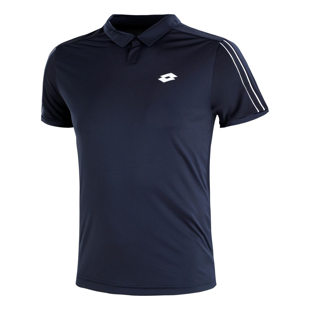Lotto Squdra II PL Polo Hommes - Bleu Foncé , Blanc