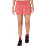 Road 2in1 3.5in Short de running Femmes-pink, pink