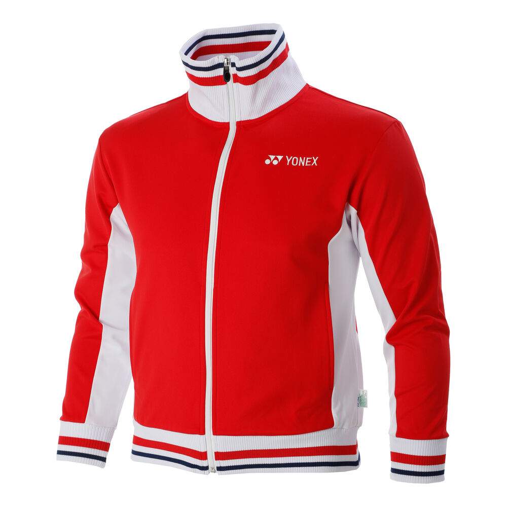 Yonex Warm Up Veste De Survêtement Hommes - Rouge , Blanc