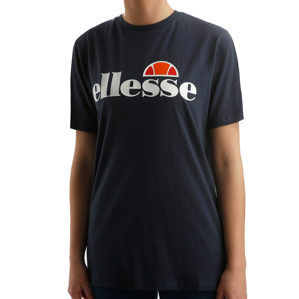 Ellesse Albany T-shirt Femmes - Bleu Foncé , Blanc
