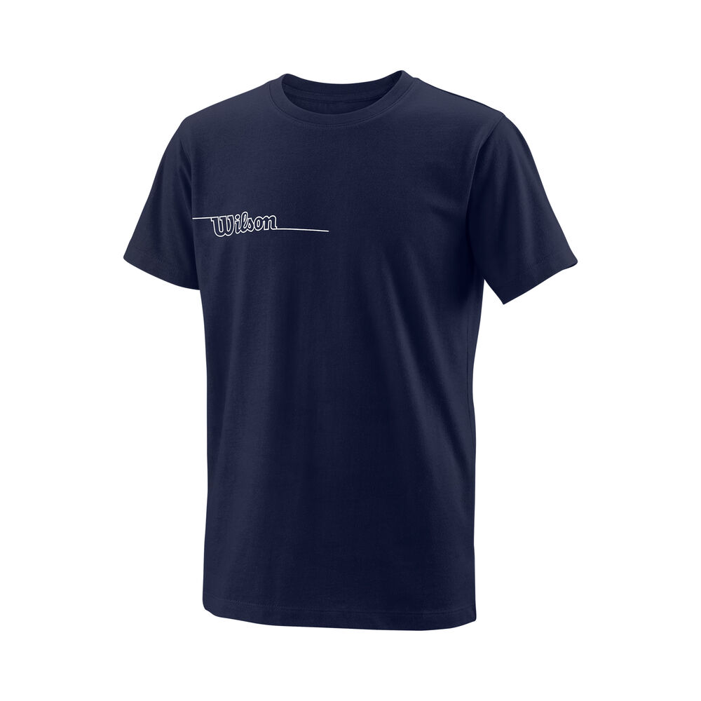 Wilson Team T-shirt Garçons - Bleu Foncé
