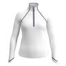 Solid Sun Protection Veste De Survêtement Femmes-Blanc