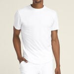 V&ecirc;tements de tennis Wilson Wilson Everyday Performance T-shirt Hommes-blanc
