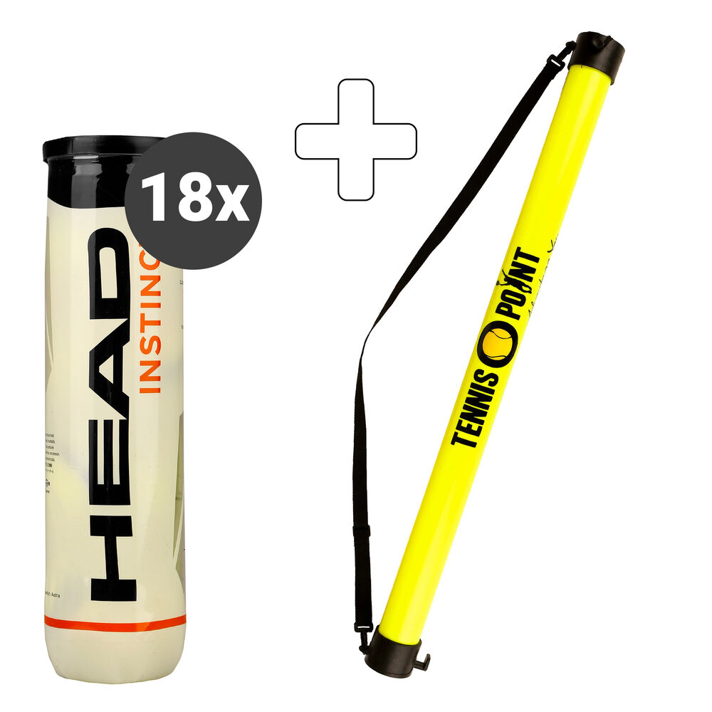 Instinct 18 Tubes De 4 + Ramasse Balles Forme Tube
