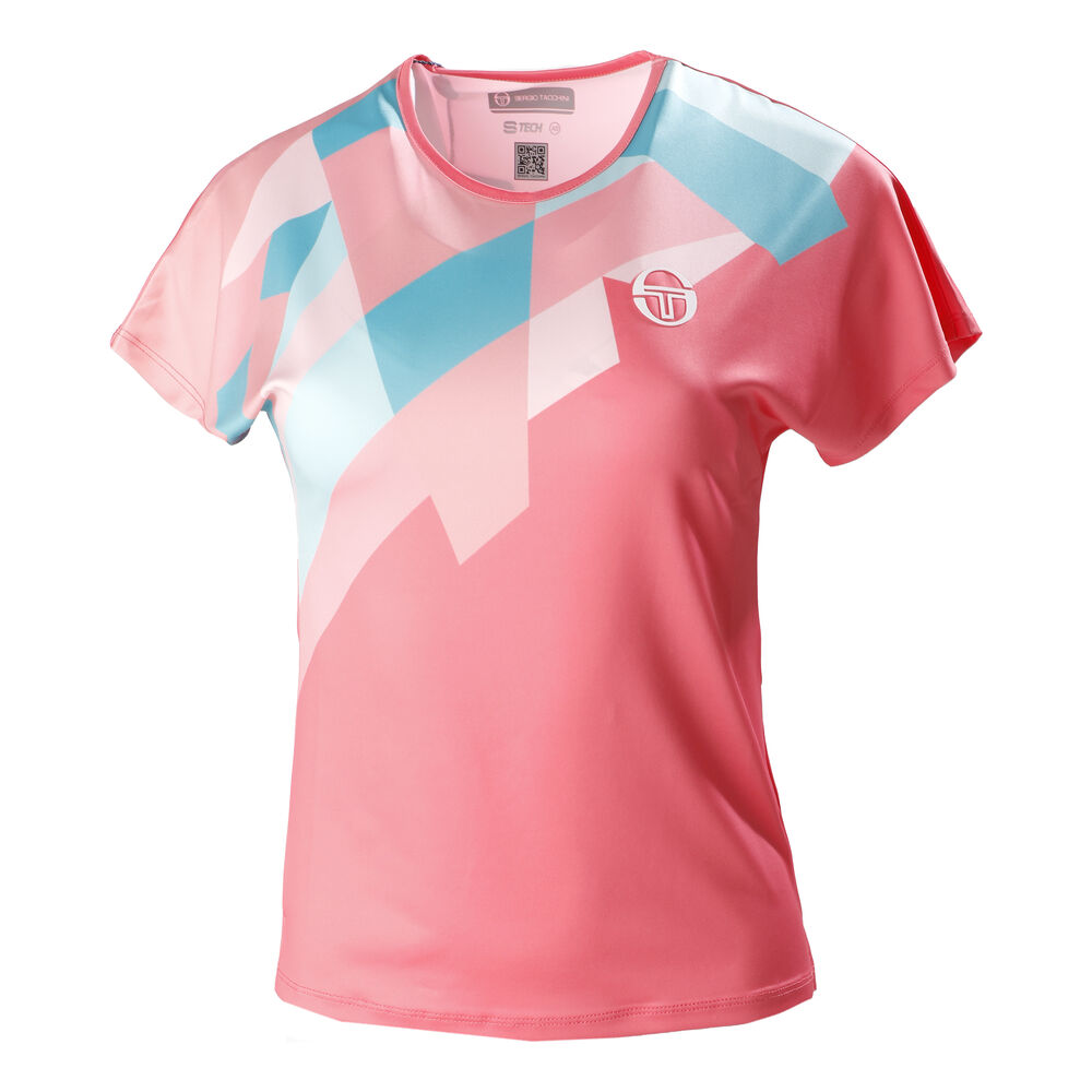 Sergio Tacchini Tangram T-shirt Femmes - Corail , Rosé