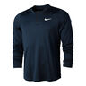 Court Dri-Fit Half-Zip Haut manches longues Hommes - bleu fonc&eacute;, 