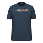 V&ecirc;tements HEAD HEAD Vision Rainbow T-shirt Hommes - bleu fonc&eacute;, 