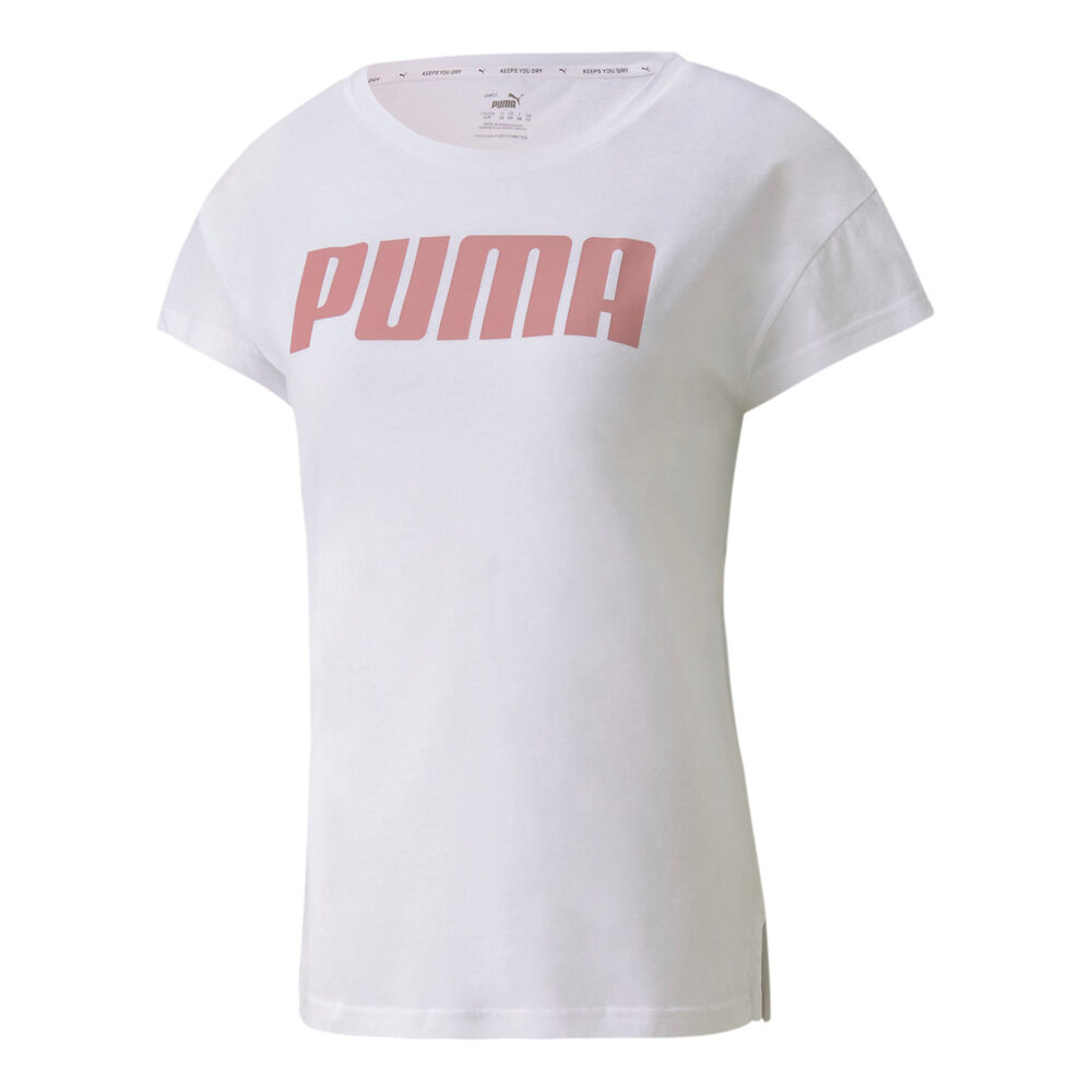 Puma Active Logo T-shirt Femmes - Blanc , Rosé