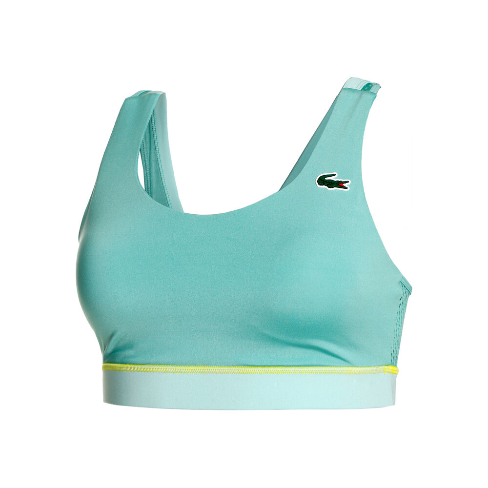 lacoste soutien-gorge sport femmes - turquoise , mint