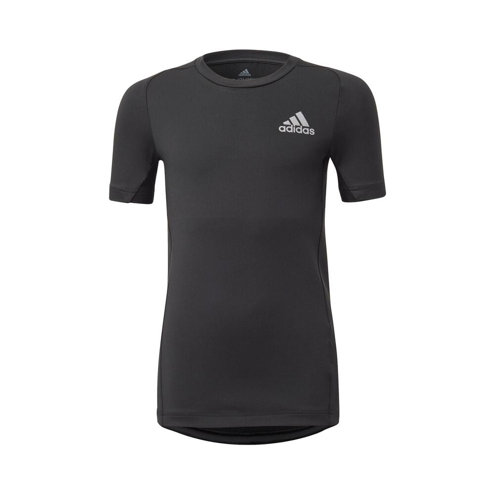 adidas Techfit Alphaskin Icons Compression T-shirt Garçons - Noir