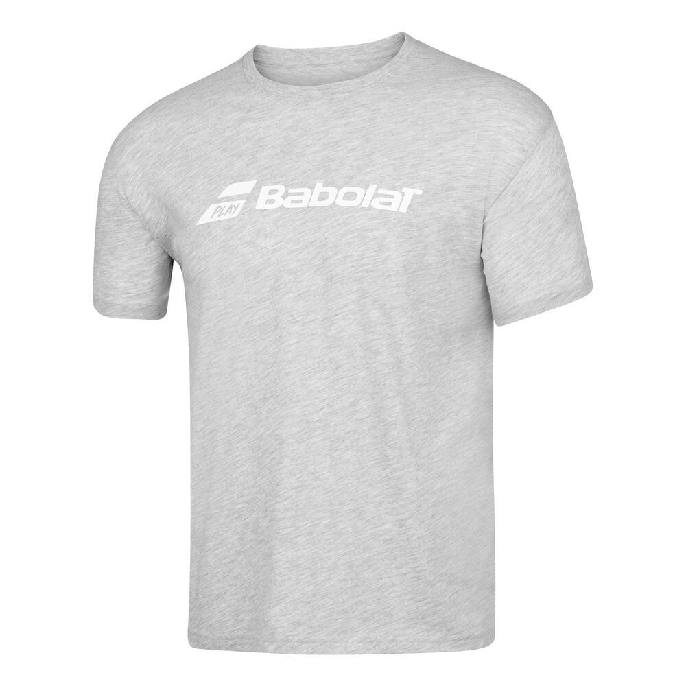 Babolat Exercise T-shirt Hommes - Gris Clair , Blanc